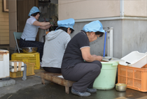 豚味噌づくり